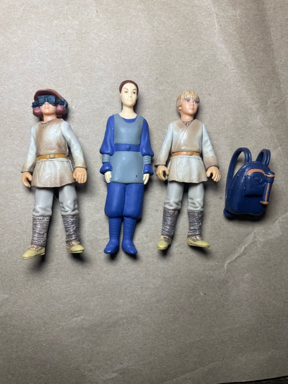 Star Wars Figures Set with Blue Backpack-set of 4